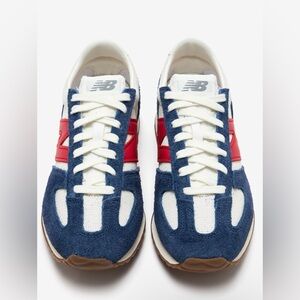 New Balance Blue and Red Sneakers